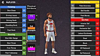 HOW TO MAKE MY 99 PLAYMAKING SHOT CREATOR IN NBA 2K22 MOBILE!!!!!