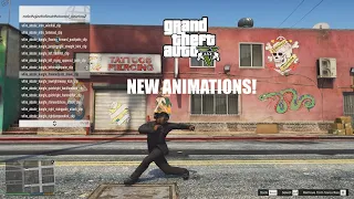 GTA 5 NEW ANIMATIONS FOR MACHINIMA CREATORS TUTORIAL