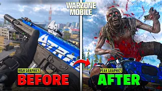 High Vs Peak Graphics Comparison In Warzone Mobile Season 3 Reloaded