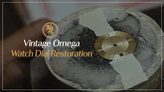 [ASMR] Vintage Omega Watch Dial Restoration