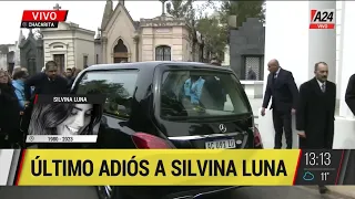 El último adiós a SILVINA LUNA: el cortejo fúnebre y la despedida de sus allegados