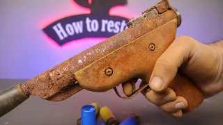 Rusty Airgun  Restoration - Restoration of a SUPER RARE air gun