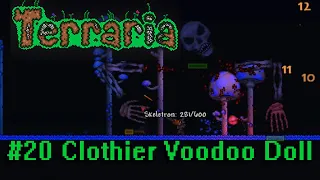 How to Summon Skeletron with the Clothier Voodoo Doll / Terraria / Part 20