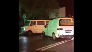 Массовая авария на ул.Транспортная в Сочи (13.11.2018)