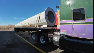 Power poles to cali and some damage to the truck because of a dummy.