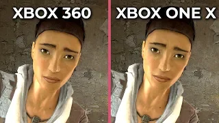 Half Life 2 – Xbox 360 vs. Xbox One X 4K Graphics Comparison The Orange Box