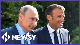 French President Emmanuel Macron To Meet With Putin In Russia Over European Tensions