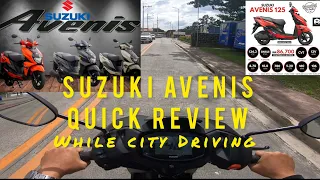 ON THE SPOT SUZUKI AVENIS 125CC 2022 PERFORMANCE REVIEW