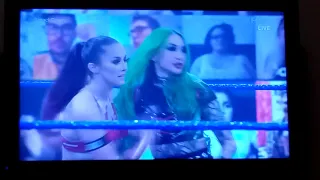Tamina and Natalya vs. shotzi Blackheart & nox