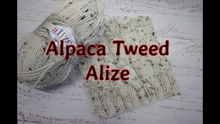 Видеообзор Пряжа Alpaca Tweed (Альпака твид) от Alize