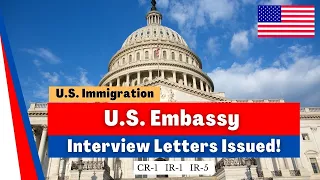 *New* Interview Letters Issued For U.S. Embassy Islamabad | #usimmigration   | CR-1 IR-1| #greencard