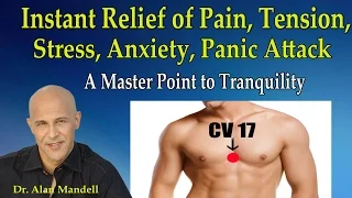 CV 17 Acupressure Point for Instant Relief of Pain, Tension, Stress, Anxiety - Dr Mandell