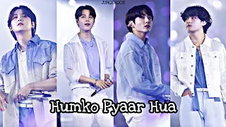 Humko pyaar hua ~ taekook and yoonmin fmv