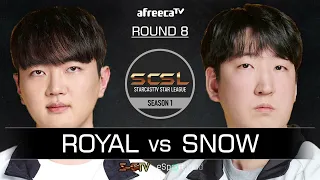 [ENG] SCSL S1 Ro.8 Match 3 (Royal vs Snow) - SCSL English (StarCastTV English)