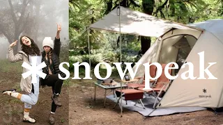 Snow Peak Alpha Breeze tent | Camping in the Clouds | Harrison Serenity Ranch || MOERACOLEEN