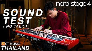 Nord Stage 4 Sound test ( No talk ) by CT Music / Thailand