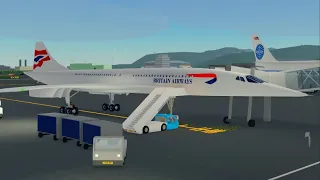 TRIPREPORT | London - New York on Concorde! Real sounds (Roblox PTFS)