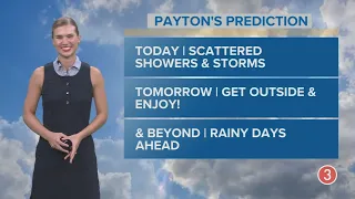 Friday's extended Cleveland weather forecast: Scattered rain and rumbles possible today