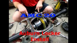 Gear set and Auburn E Locker install AMC20 CJ5 (Lots of tips and tricks)