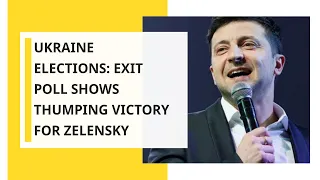 Exit poll predicts victory for Volodymyr Zelensky's party  in Ukrainian parliamentary election