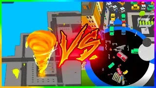 TORNADO.IO VS VOID.IO - 100% Map Control NEW .io Games ( Hole.io Gameplay )