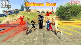 Multiverse Ghost Who Will Save Black Adam Thor From Thanos in GTA5 #34