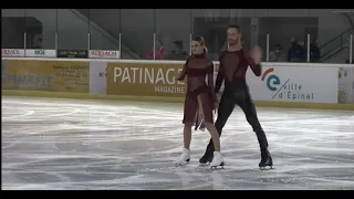 Gabriella Papadakis- Guillaume Cizeron – Rhythm Dance. Master’s de Patinage 2021