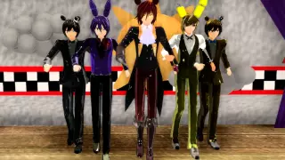 MMD FNAF Girls vs Boys