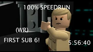 (WR) Lego Star Wars II: The Original Trilogy 100% Speedrun in 5:56:40
