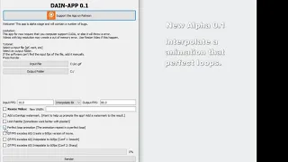 Dain-App Alpha 0.1 Update