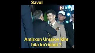 Amirxon Umarov Kim bilan ko’rishdi ? Kamentga javobingiz yozing