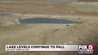 Lake Mead water levels continue to drop