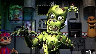 [FNAF SFM ] FNAF 6 Ultimate Custom Night Counter Jumpscares Springtrap & Scrap Baby & William Afton