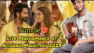 Tum Se (Song): Varun Jain Live Performance at Aligarh Exhibition | Shahid Kapoor, Kriti Sanon