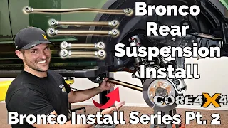 2022 Ford Bronco Installing Rear Suspension for 3.5 Inch Lift