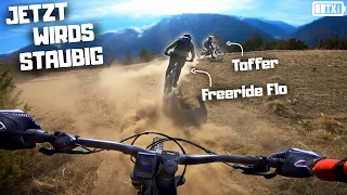 SCHÖN PRESS AUFEINANDER, damit man gar nichts mehr sieht 😵‍💫 Freeride Flo - Toffer - Tschilli Trail