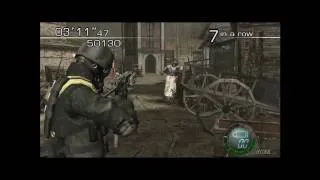 Resident Evil 4 PC - Mercenaries - How To Get 5 Stars With Agent HUNK in Village