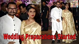 Aamir Khan 3rd marriage Preparations | Aamir khan & Fatima Sana Shaikh's Wedding Preparations Start?