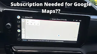 SUBSCRIPTION SERVICE NEEDED FOR NEW GOOGLE BASED SYSTEM ON ALL 2022 "REFRESHED" GM TRUCKS??