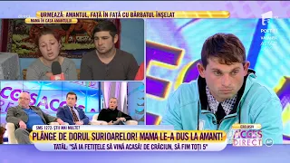 Mama care a plecat de acasă cu fetițele: ”Venea beat, sărea la bătaie"