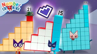 EL ESCUADRÓN ESCALÓN | Aprende a contar | Matemáticas para niños | @Numberblocks en español