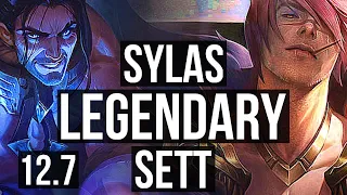 SYLAS vs SETT (MID) | 16/1/6, 8 solo kills, Legendary, 300+ games | KR Diamond | 12.7