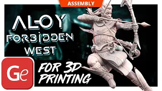Aloy Forbidden West 3D Printing Figurine | Assembly by Gambody