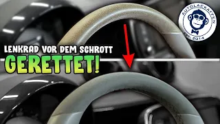 Alcantara steering wheel saved from scrap! | AUTOLACKAFFEN