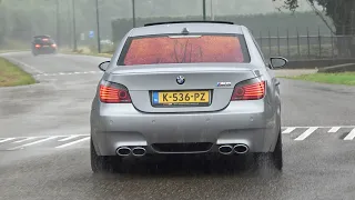 BMW M Cars + Rain! DRIFTING, Accelerations, Powerslides! 600HP M4 Equal Length Exhaust, M5 E60, M2..