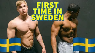 FLYING TO SWEDEN FOR THE FIRST TIME 🇸🇪| Trying Swedish Foods | Growing Shoulders And Arms ft. Oliver