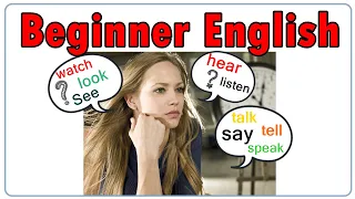 English for beginners-what word do I use?Listen and repeat/improve your English