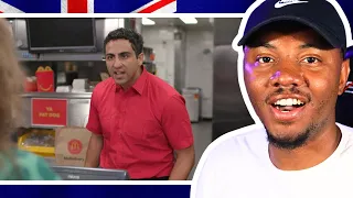 AMERICAN REACTS To Superwog McDonald's | Australia McDonalds