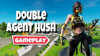 Double Agent Hush Skin | Gameplay | Before you buy (Fortnite Battle Royale)
