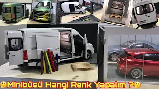 Mercedes Sprinter Minibüs Bukalemun Kaplama | 1:18 Norev Diecast Model